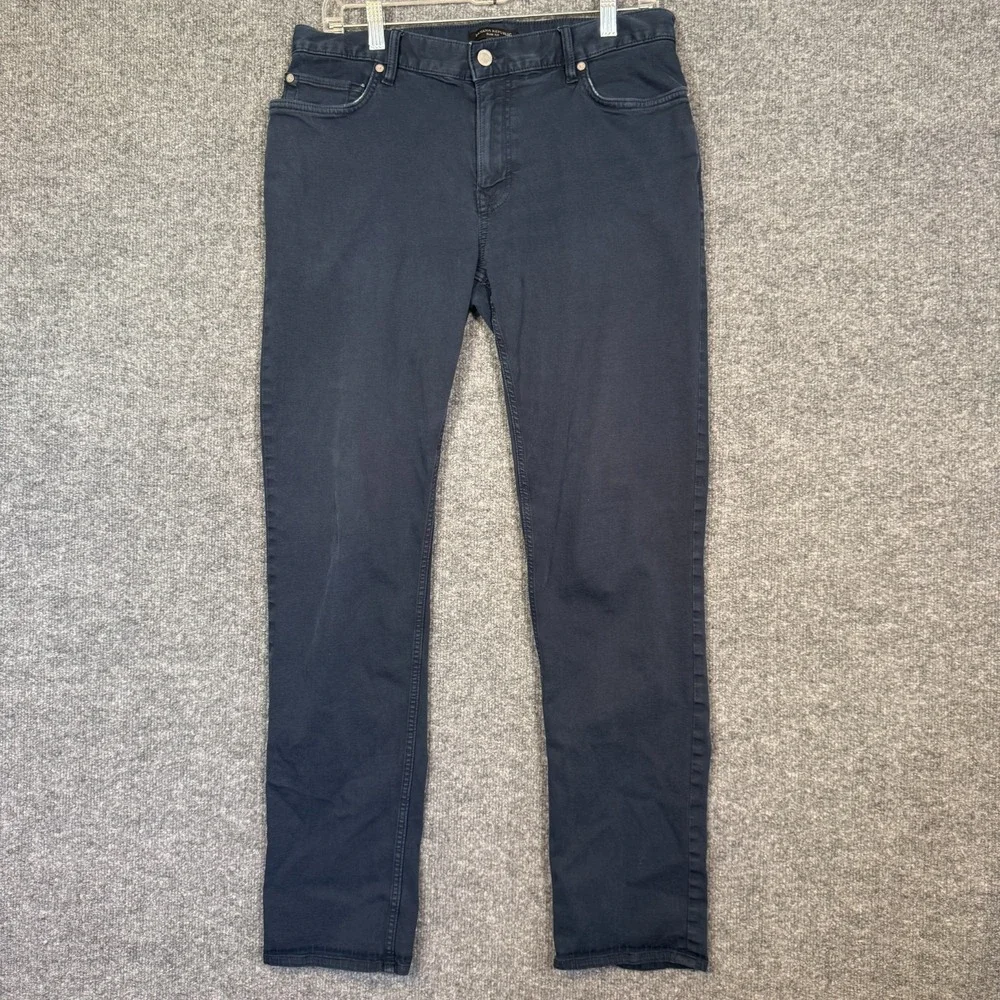 Banana Republic Jeans Mens 32x32 Blue Slim Fit Stretch Casual Dark Wash‎ Soft